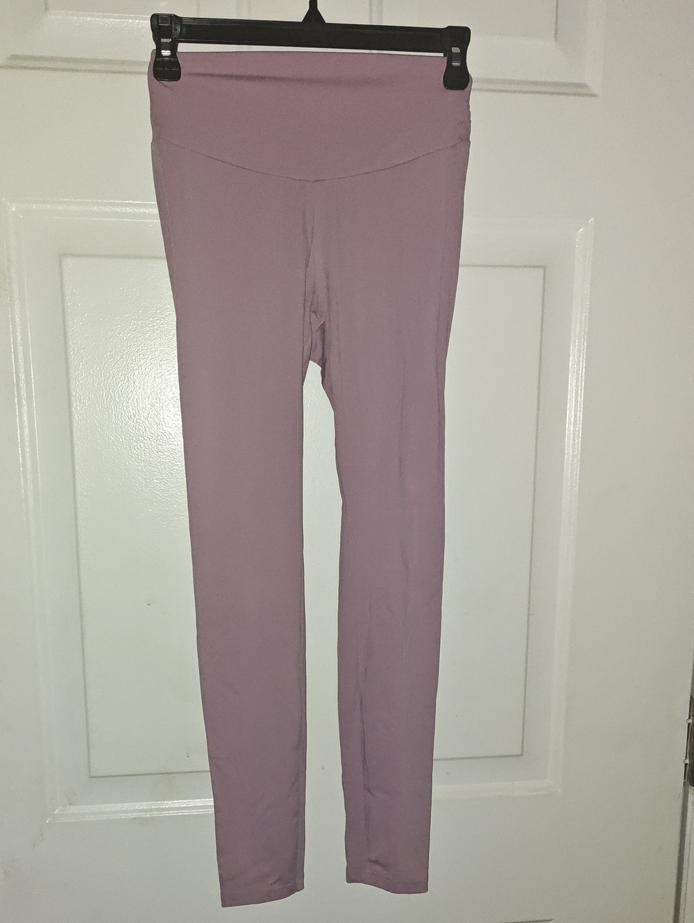 High-Waist Lavender Leggings - Women's Seamless Ponte Pants